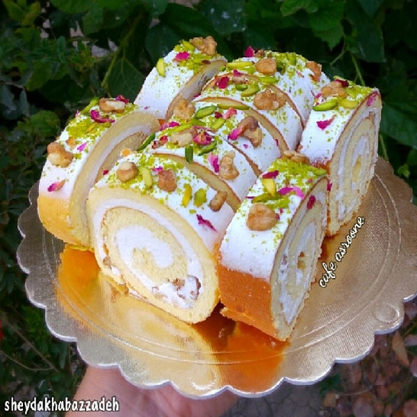 Persian Roulette Cake